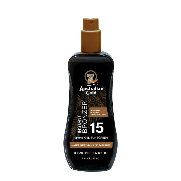 Australian Gold Spray Gel Bronzer SPF 15, 8 fl. oz | Walmart (US)