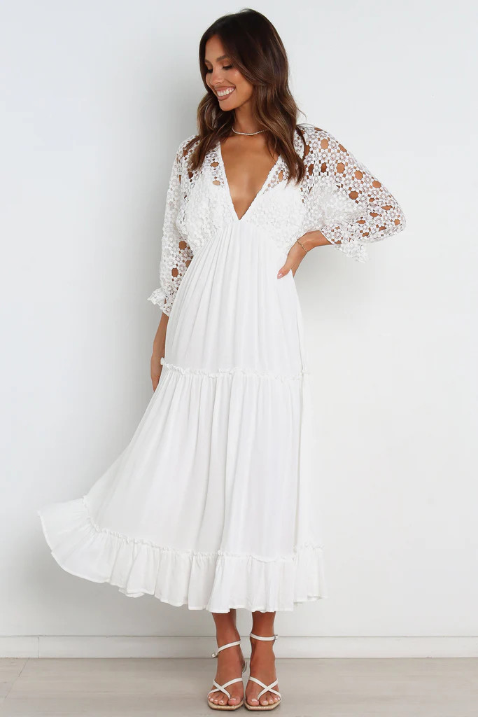 Alia Dress - White | Petal & Pup (US)