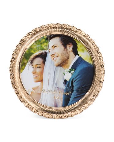 4in Round Flower Picture Frame | TJ Maxx