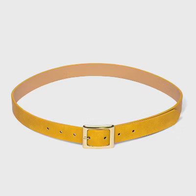 Women's Square Buckle Belt - Universal Thread™ | Target