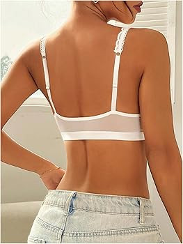 SOLY HUX Women's Lace Bras Deep V Neck Wireless Bra Comfort Everyday Bralette | Amazon (US)