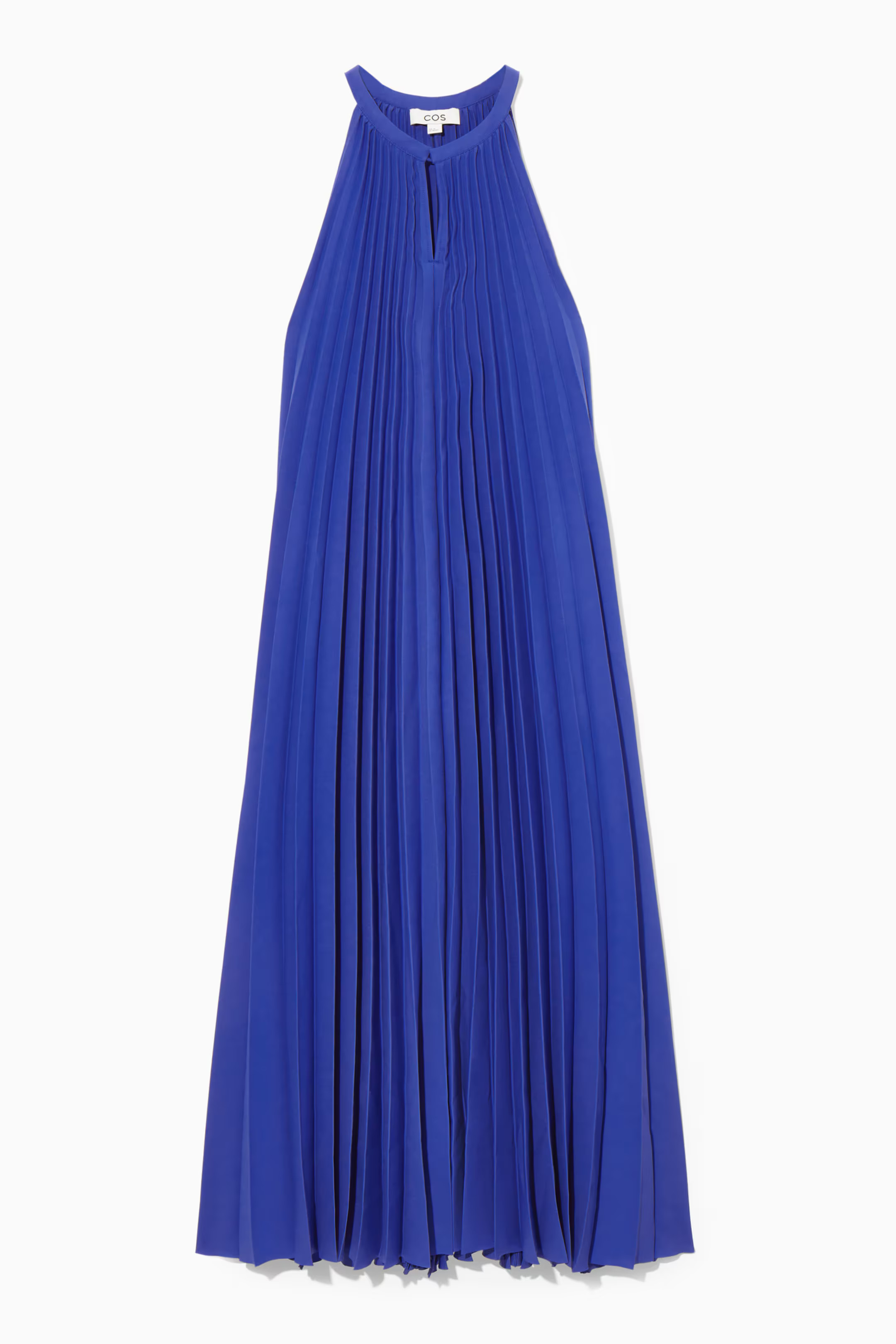 PLEATED HALTERNECK MIDI DRESS | H&M (UK, MY, IN, SG, PH, TW, HK)