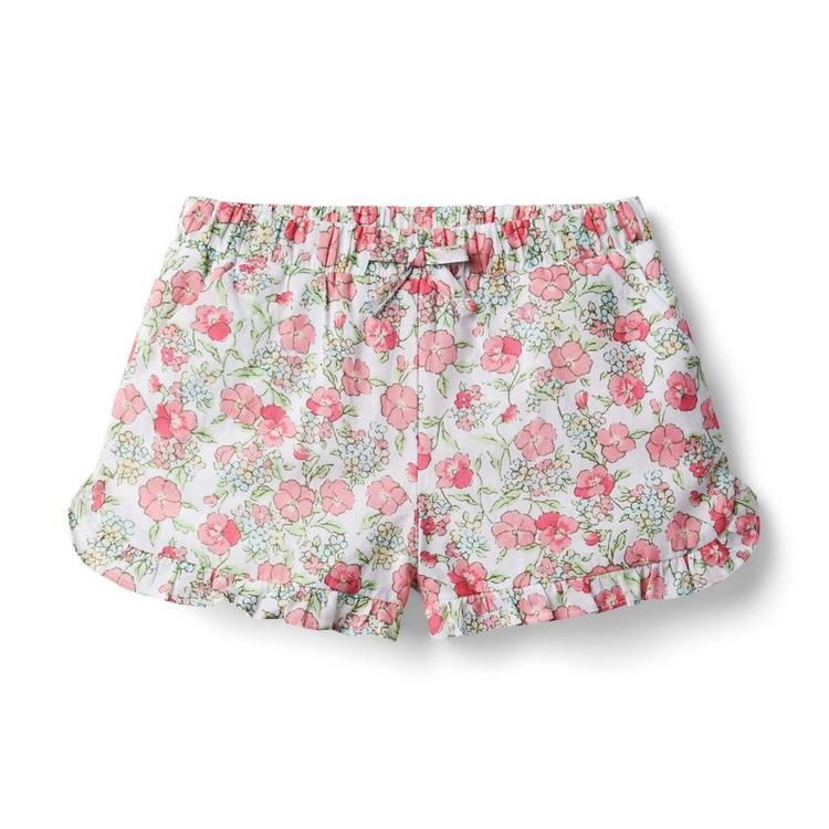 Floral Ruffle Hem Short | Janie and Jack