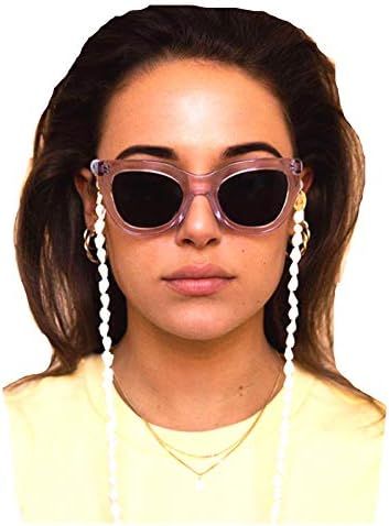 Cathercing Fashion Sunglasses Eyeglass Chains Necklace Shell Eyewear Retainer Reading Eyeglass Ho... | Amazon (US)