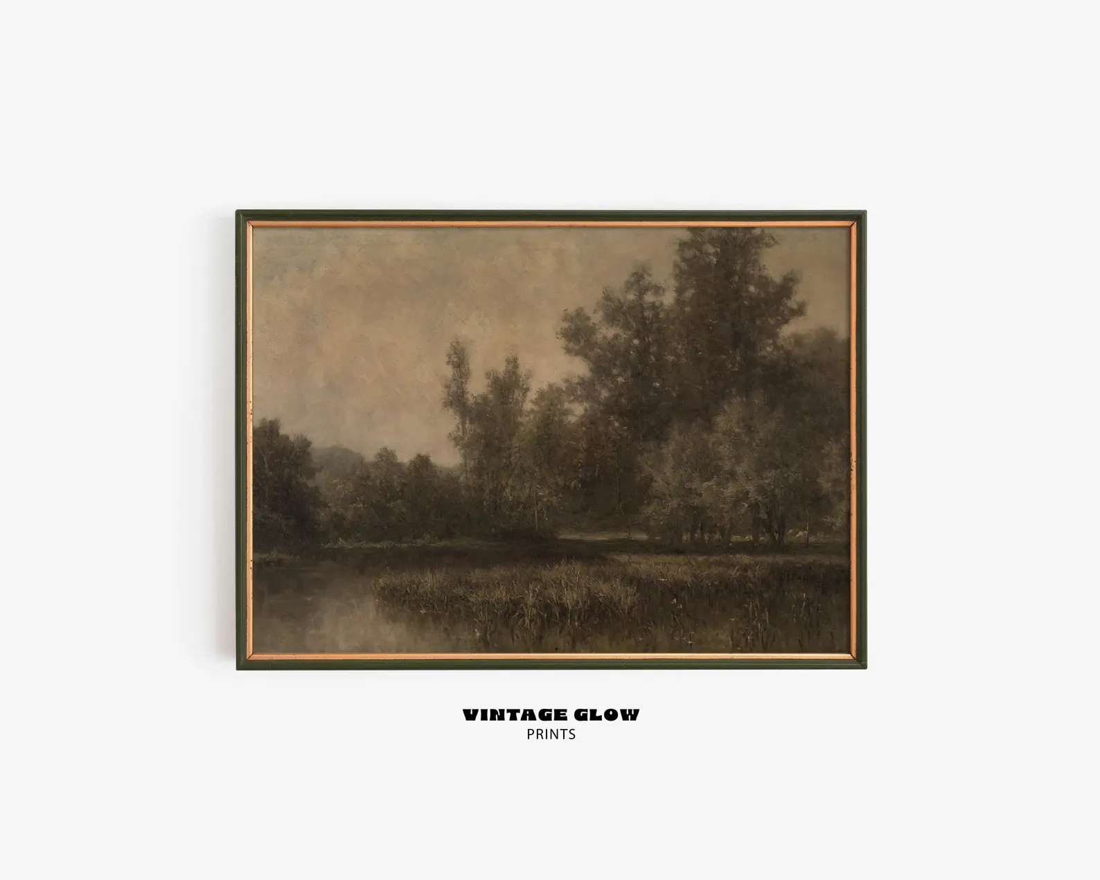 Moody Fall Landscape Print | Vintage Autumn Wall Art | Rustic Farmhouse Decor | Digital Download ... | Etsy (US)