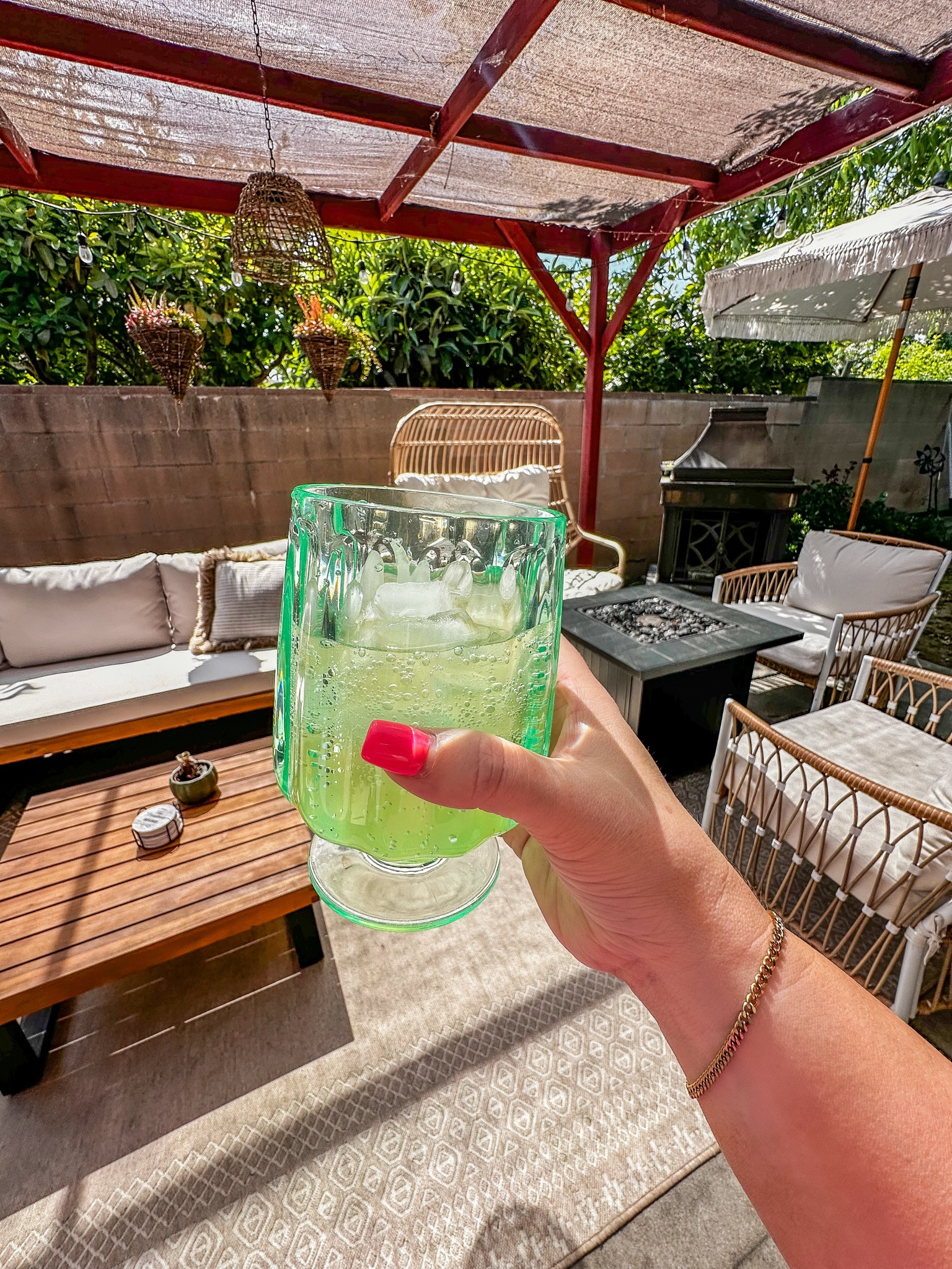 Patio season is here! These are my favorite cups from Anthropologie for a mocktail or cocktail this summer! I got them last year and I just ordered the hot pink on sale! Also sharing other patio decor and furniture here! 

Patio decor, patio furniture, summer season

#LTKHome #LTKSaleAlert #LTKSeasonal