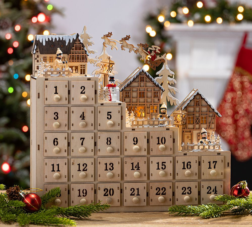Wooden Advent Calendar | Pottery Barn (US)