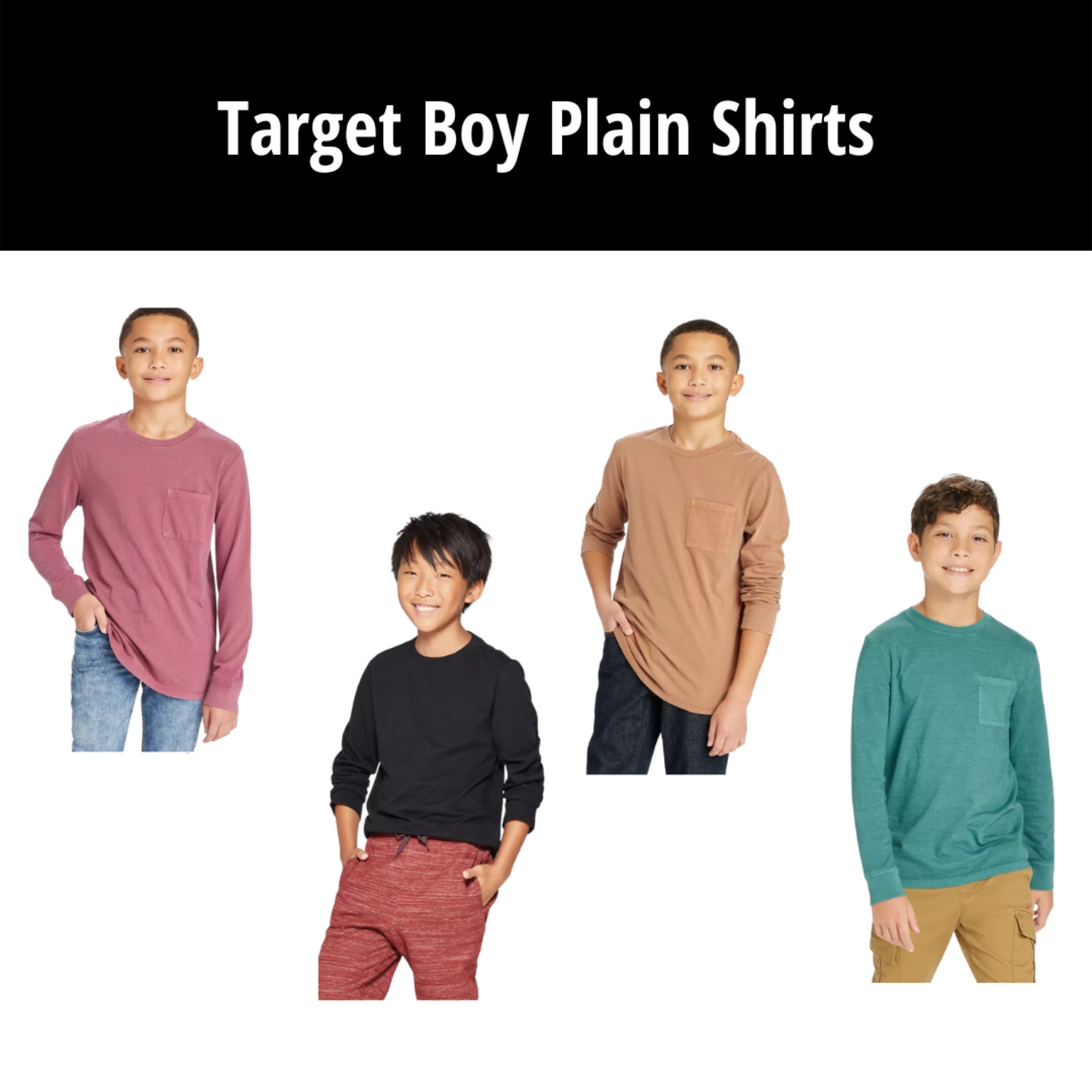 The best plain shirts for boys 4 and up! Come in sizes XS-XXL

#LTKfamily #LTKkids #LTKhome