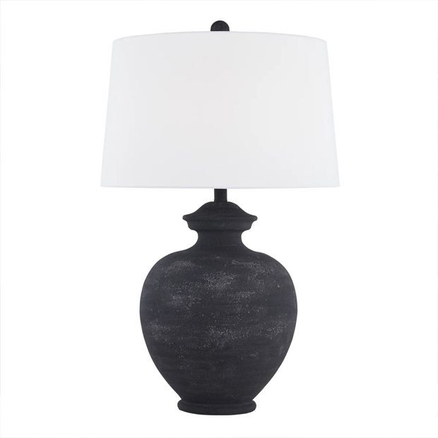 Black Tuxedo Table Lamp | Antique Farm House