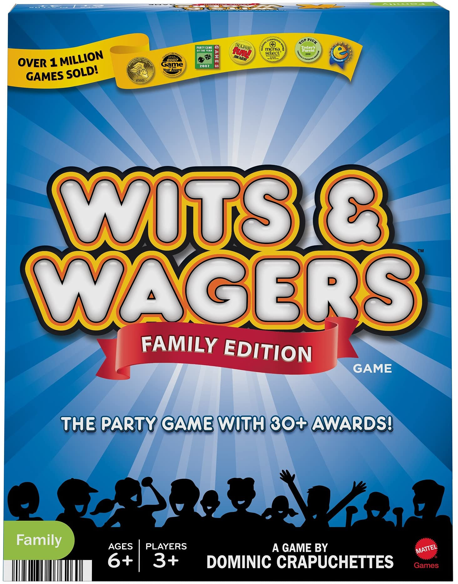 Mattel Games Wits & Wagers Board Game Family Edition for Kids and Adults with Dry Erase Boards, M... | Amazon (US)