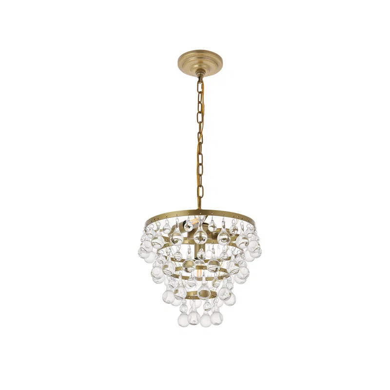 Buckby 3 - Light Dimmable Tiered Chandelier | Wayfair North America
