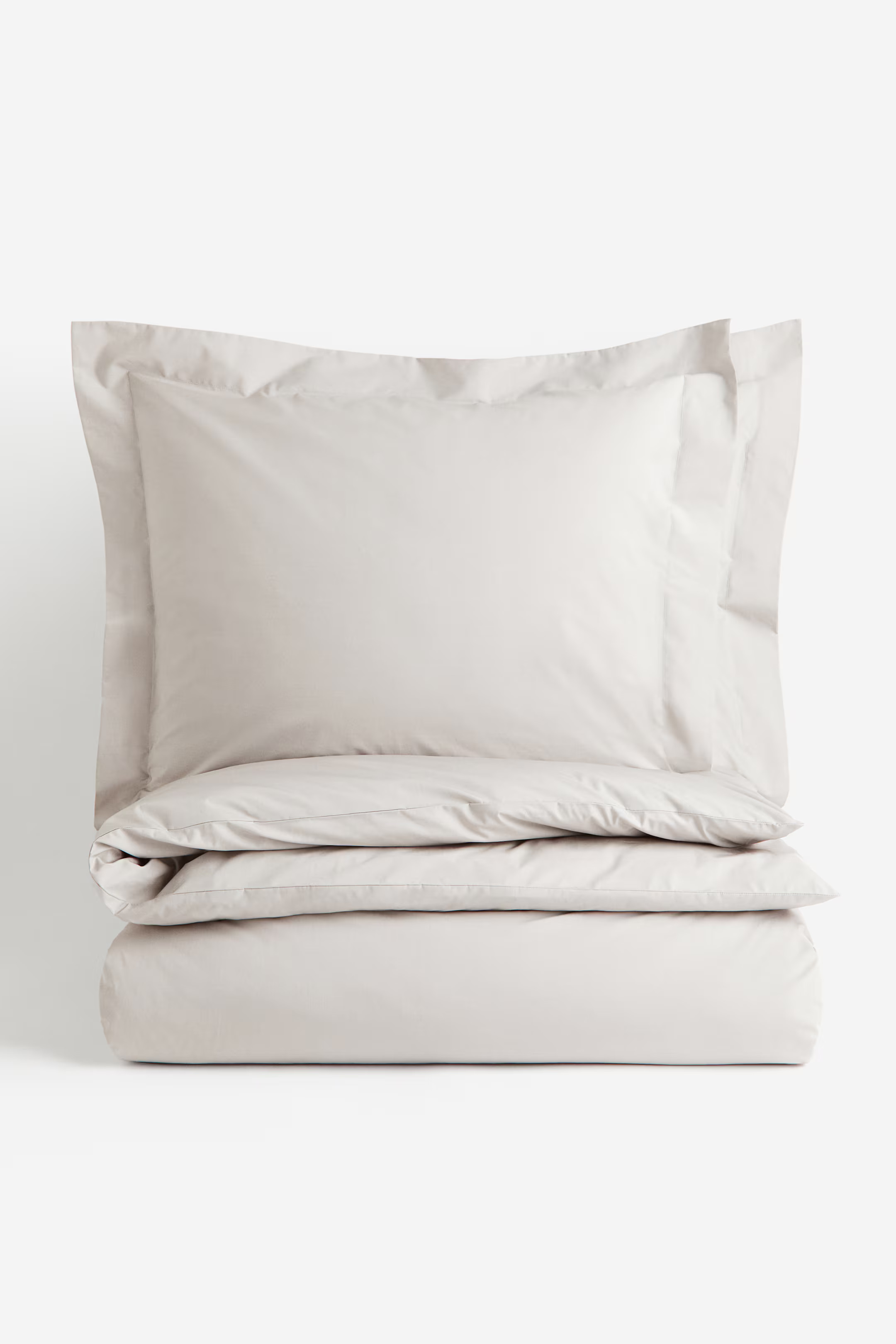 Double/king cotton percale duvet cover set | H&M (UK, MY, IN, SG, PH, TW, HK)