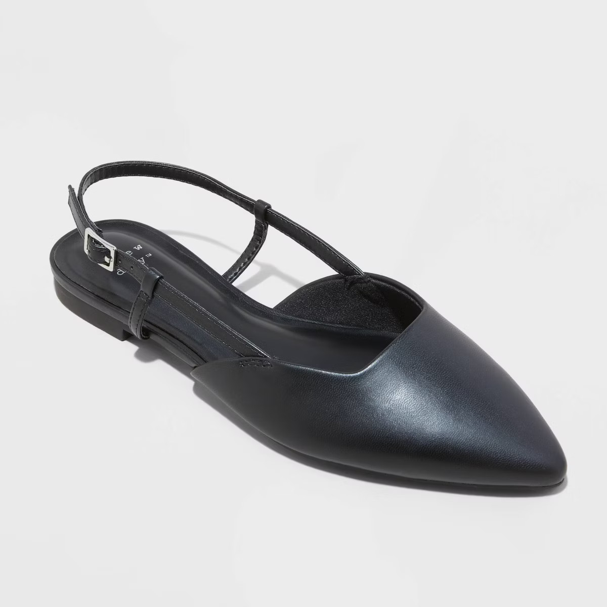Women's Emerson Slingback Ballet Flats - A New Day™ Jet Black 5 | Target