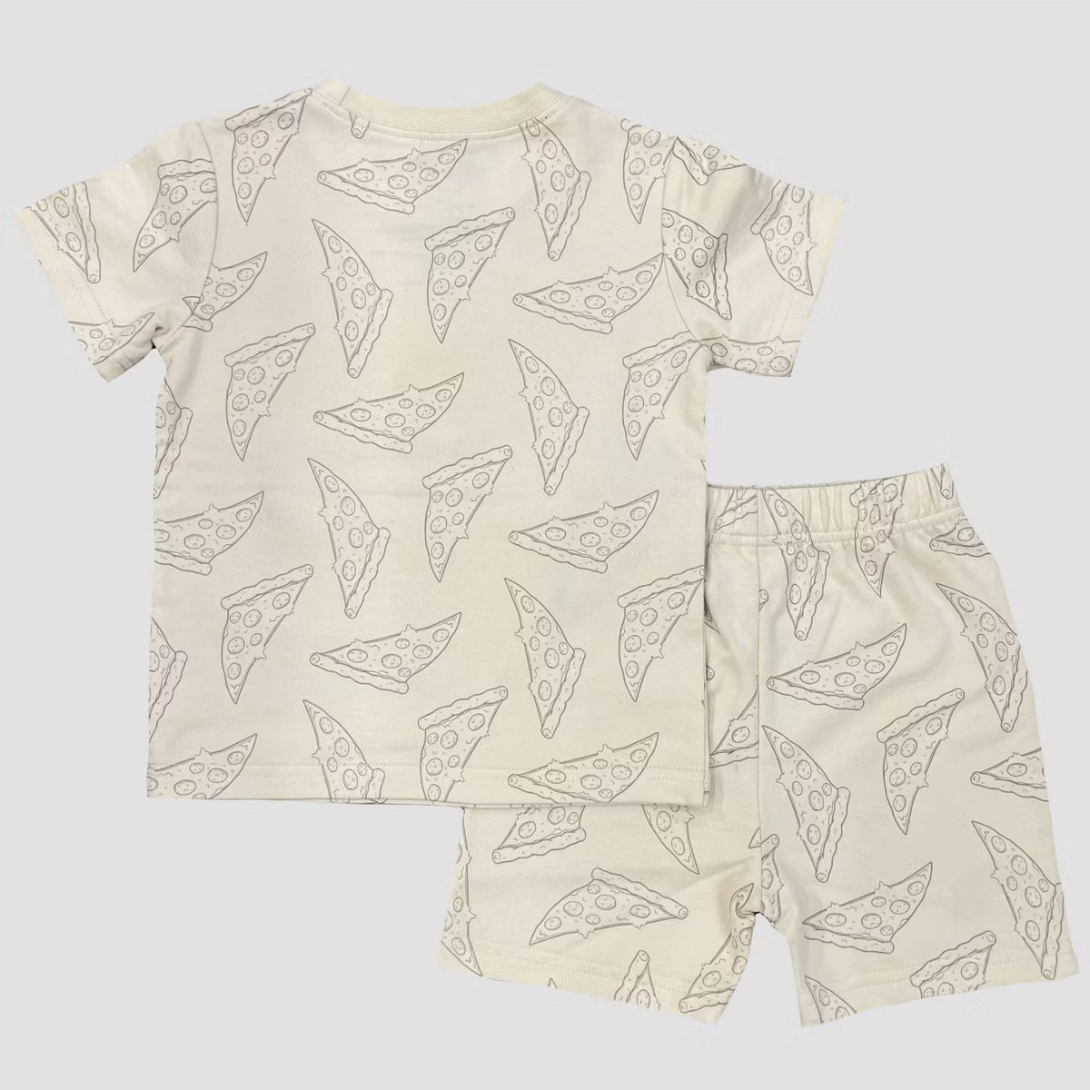 Toddler Boys' Nickelodeon Teenage Mutant Ninja Turtle Pizza Top and Shorts Set - Off-White 4T | Target