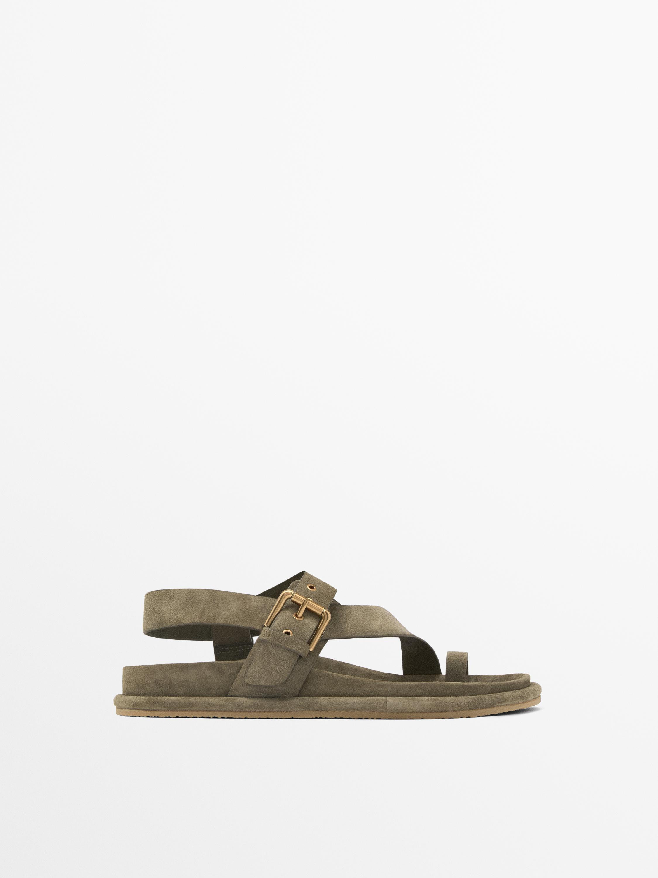 Suede strappy sandals
    
 $180.00  Add to basket  SELECT SIZE | Massimo Dutti US