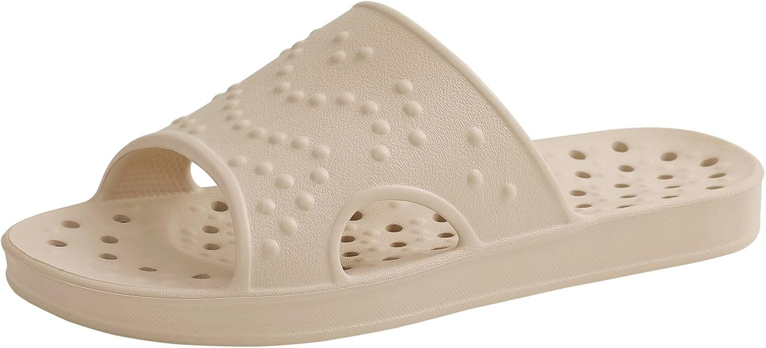 shevalues Shower Shoes for Women Men with Arch Support Quick Drying Pool Slides Lightweight Beach... | Amazon (US)