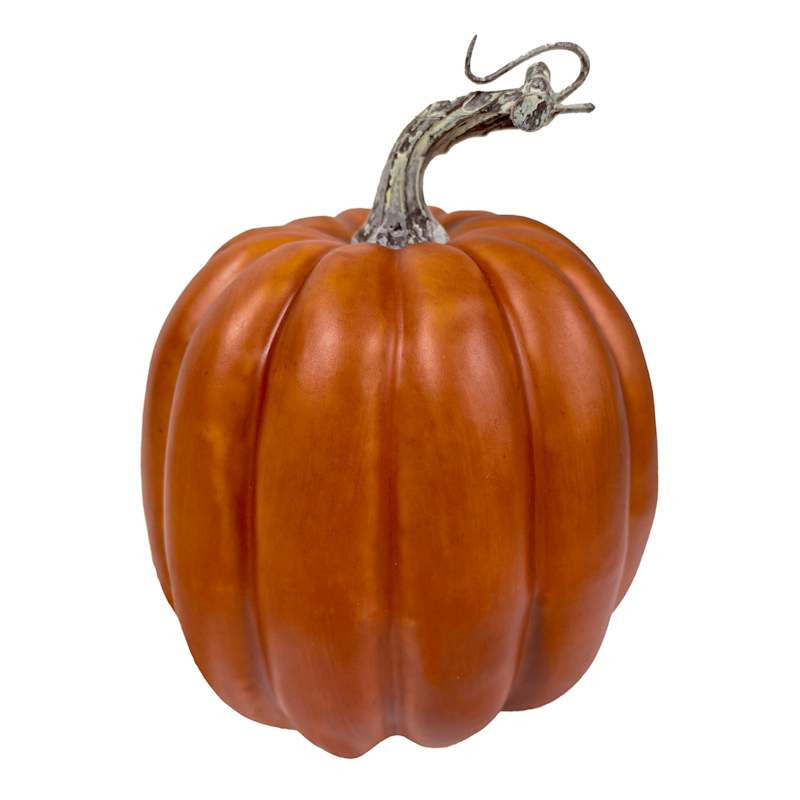 Orange Pumpkin Decor, 6.3" | At Home