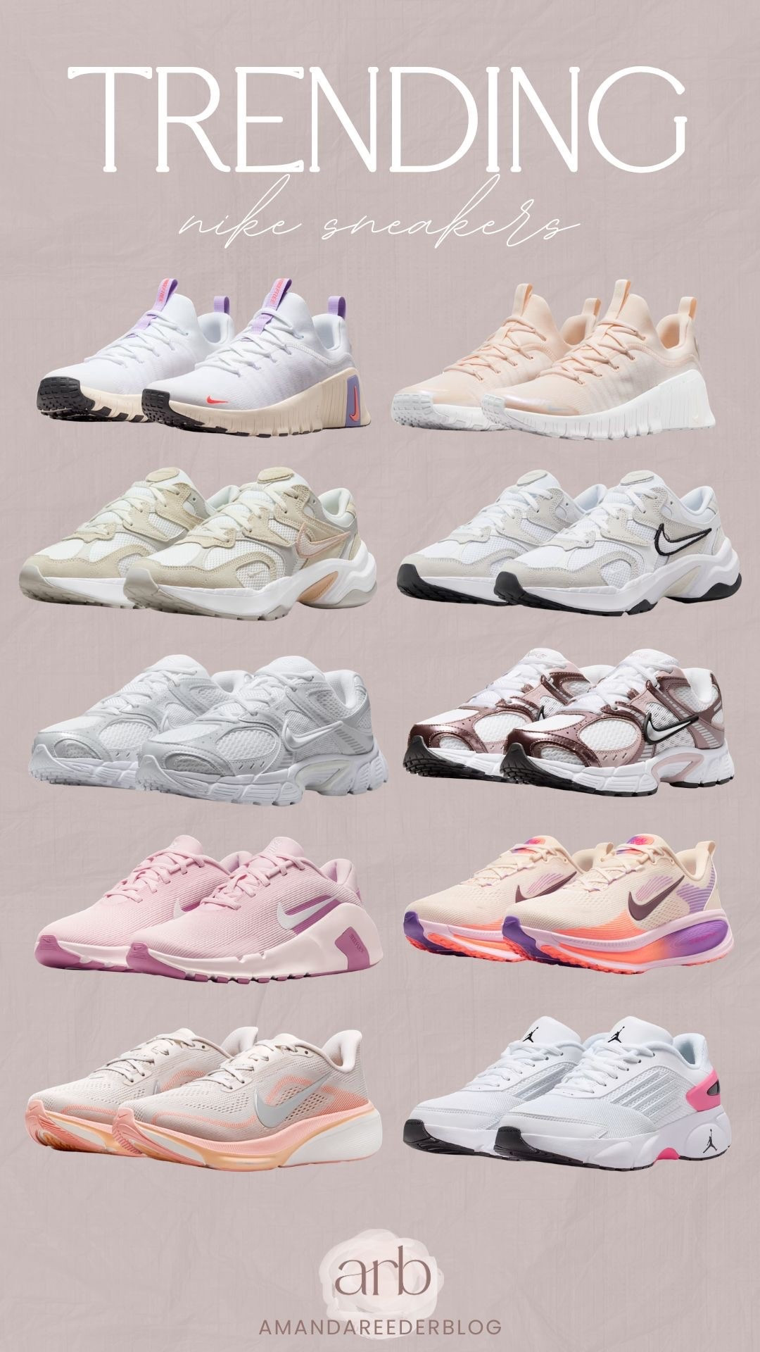 TRENDING: Nike Sneakers! Prefect for workouts or lifestyle wear

sneakers, nike sneakers, nike shoe sale, spring sneakers, trending shoes 

#LTKActive #LTKSaleAlert #LTKSeasonal