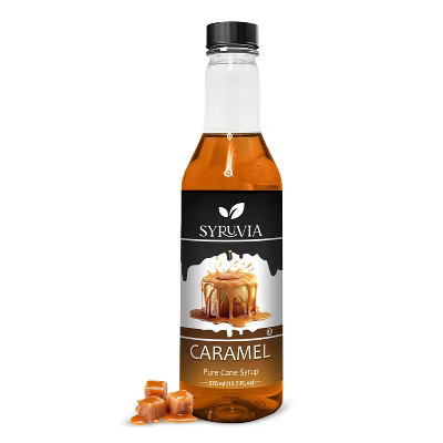 Syruvia Caramel Syrup for Coffee 12.7 fl oz Premium Coffee Flavoring Syrup | Target