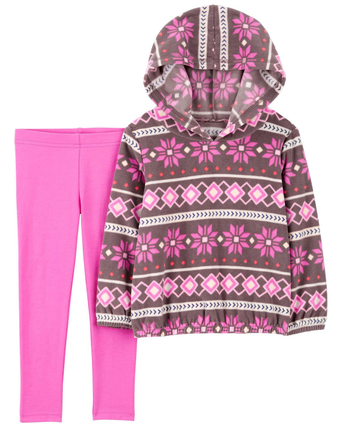 Multi Toddler 2-Piece Fair Isle Fleece Pullover & Legging Set | carters.com | Carter's