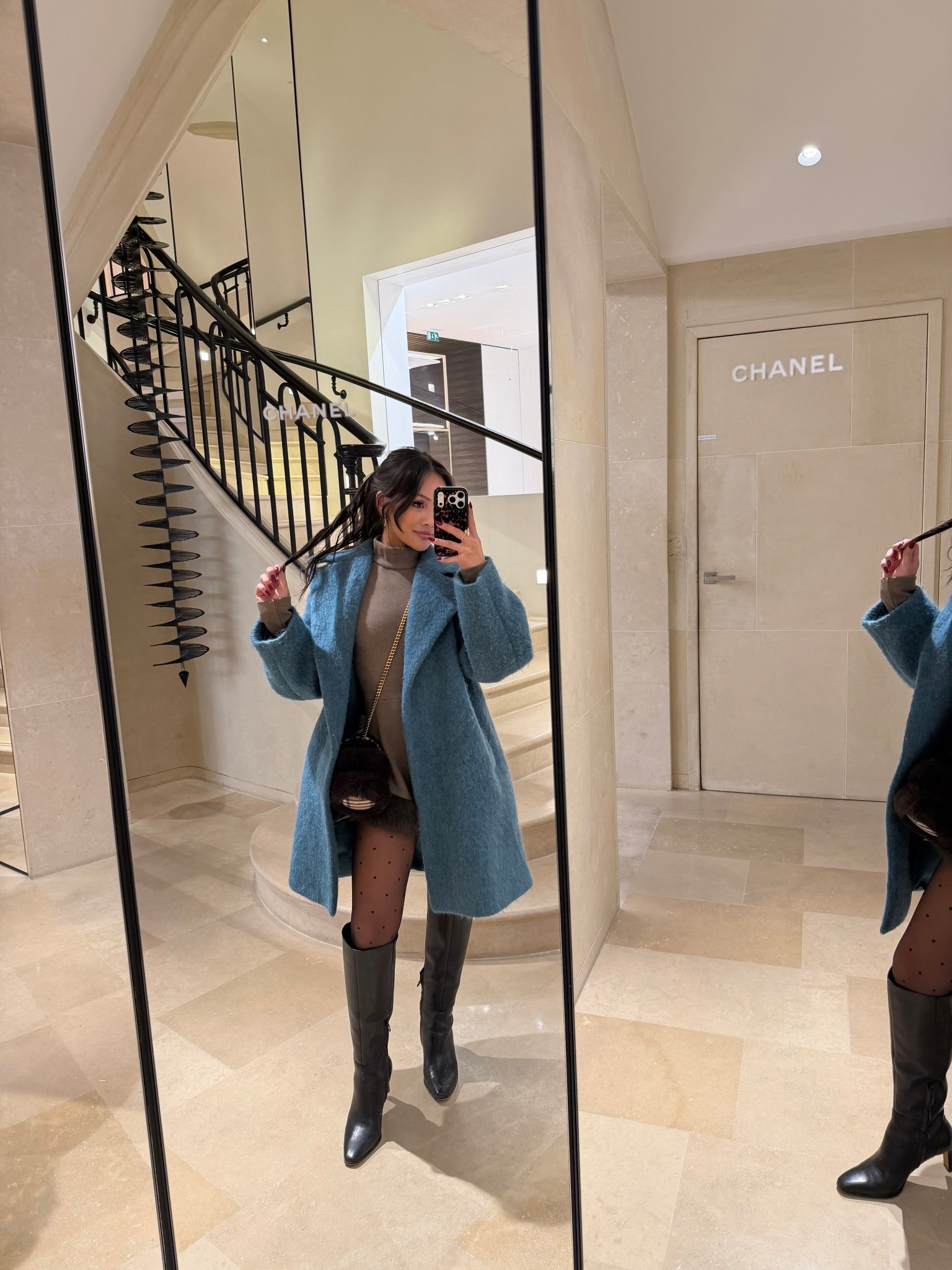 This coat was perfect for Paris weather! 

elevated looks, chic outfit, dinner outfit, going out outfit, off the shoulder dress, purse, fur coat, slingback heels, elevated evening look, luxe night out outfit, chic going out look, elegant evening outfit, upscale going out outfit, old money style, polished and refined

#LTKPetite #LTKootd #LTKHoliday