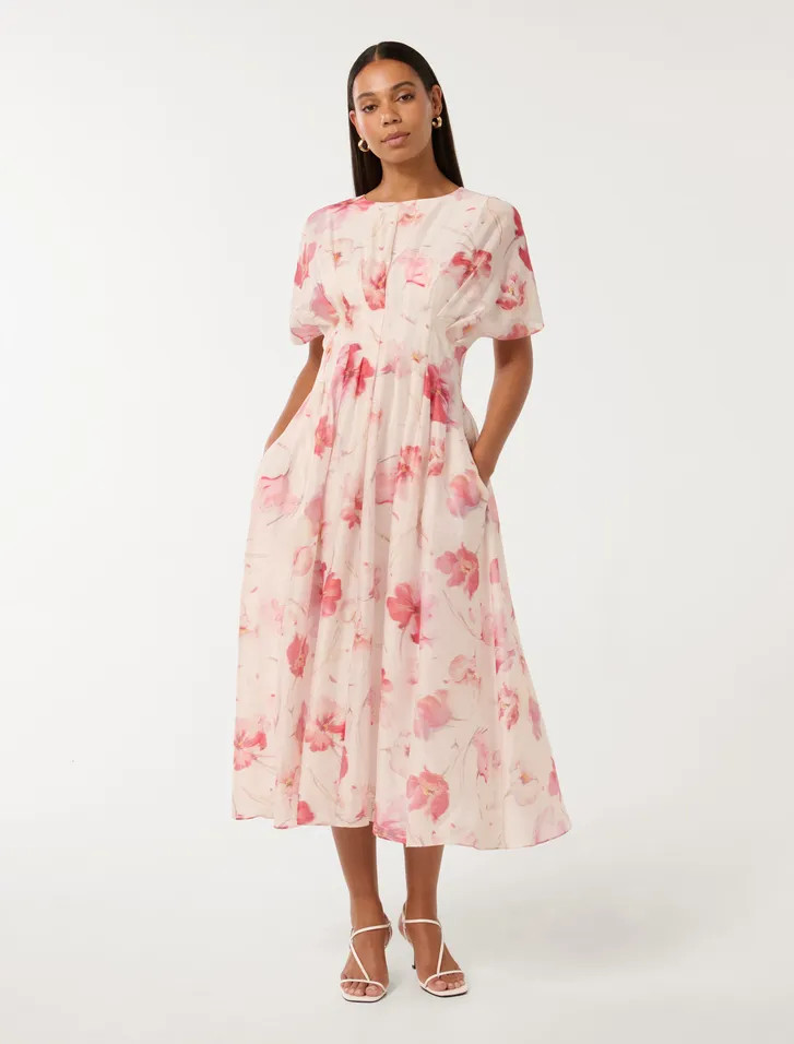 Eve Seam Detail Midi Dress | Ever New (CA)