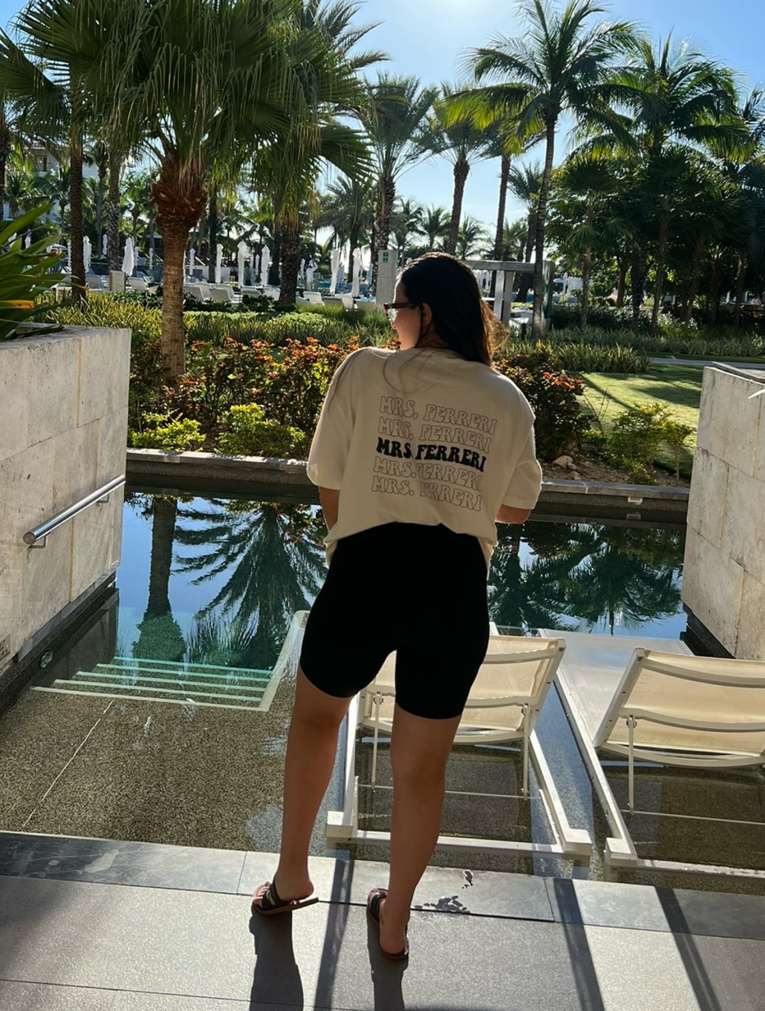 Wifey T Shirt for honeymoon with last name on the back! 

Such a cute personalized t shirt! Would make a great gift for a bridal shower or bachelorette!



#LTKstyletip #LTKwedding #LTKtravel