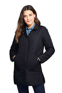 Women's Insulated Quilted Barn Coat | Lands' End (US)