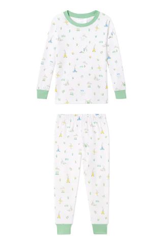 Kids Long-Long Set in Bunnies | LAKE Pajamas