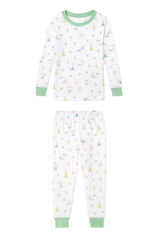 Kids Long-Long Set in Bunnies | LAKE Pajamas