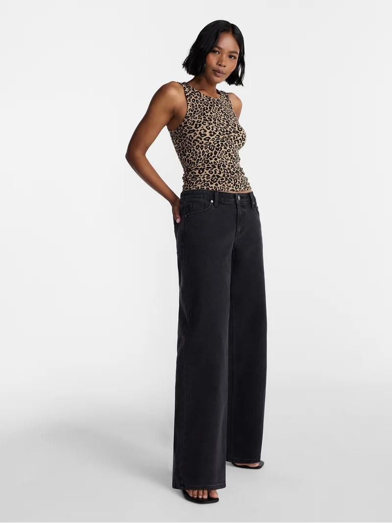 No Boundaries Mid Rise Baggy Jeans, 29", 31", 33" Inseams, Women's Sizes 00-24W | Walmart (US)