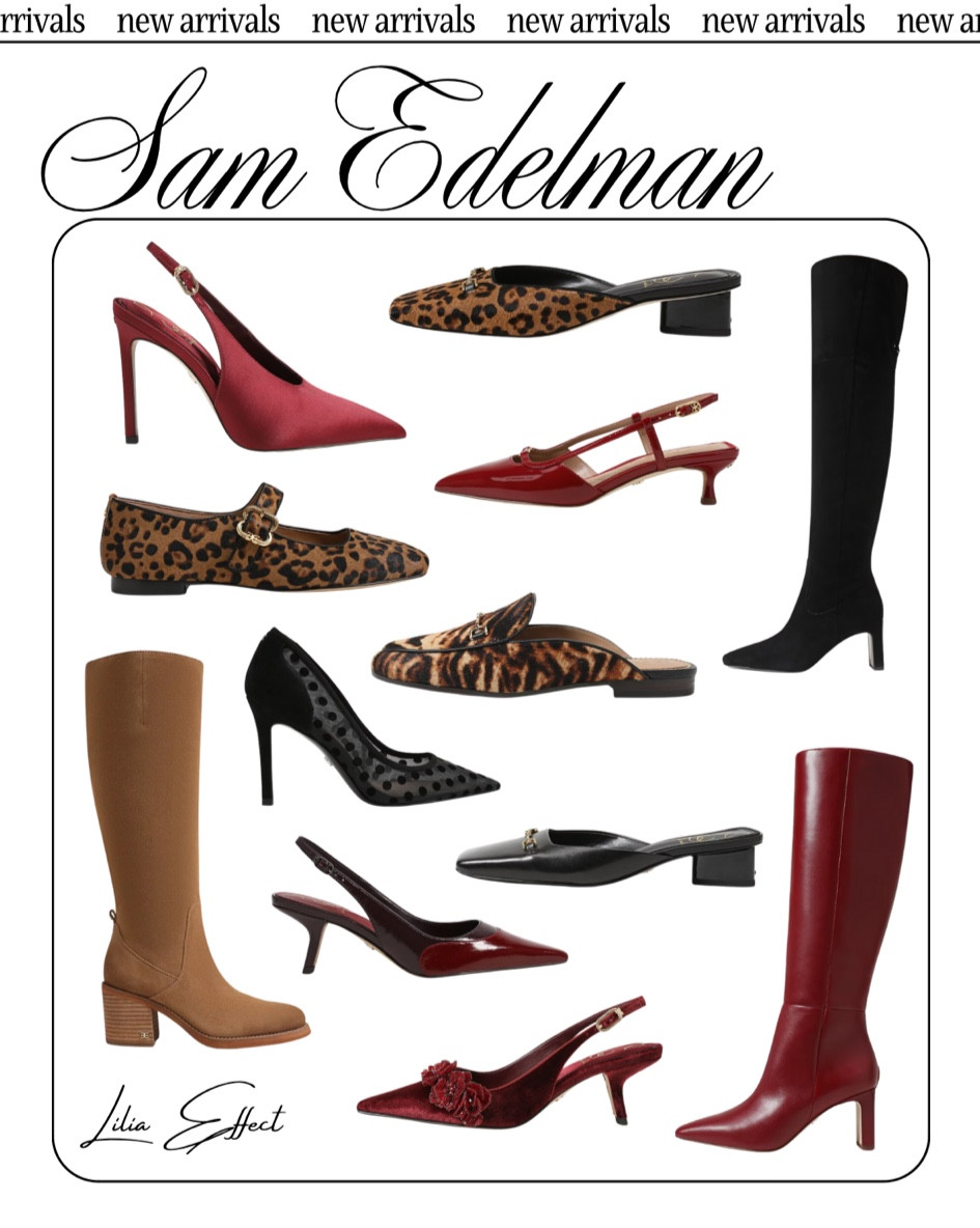 Sam Edelman dropped some new styles for fall 2024 and they are stunning!! 

fall shoes, women’s shoes, knee high boots, suede, red shoes, boots, slides, Sam Edelman, now trending, sling back shoes, classic style

#LTKStyleTip #LTKSeasonal #LTKShoeCrush
