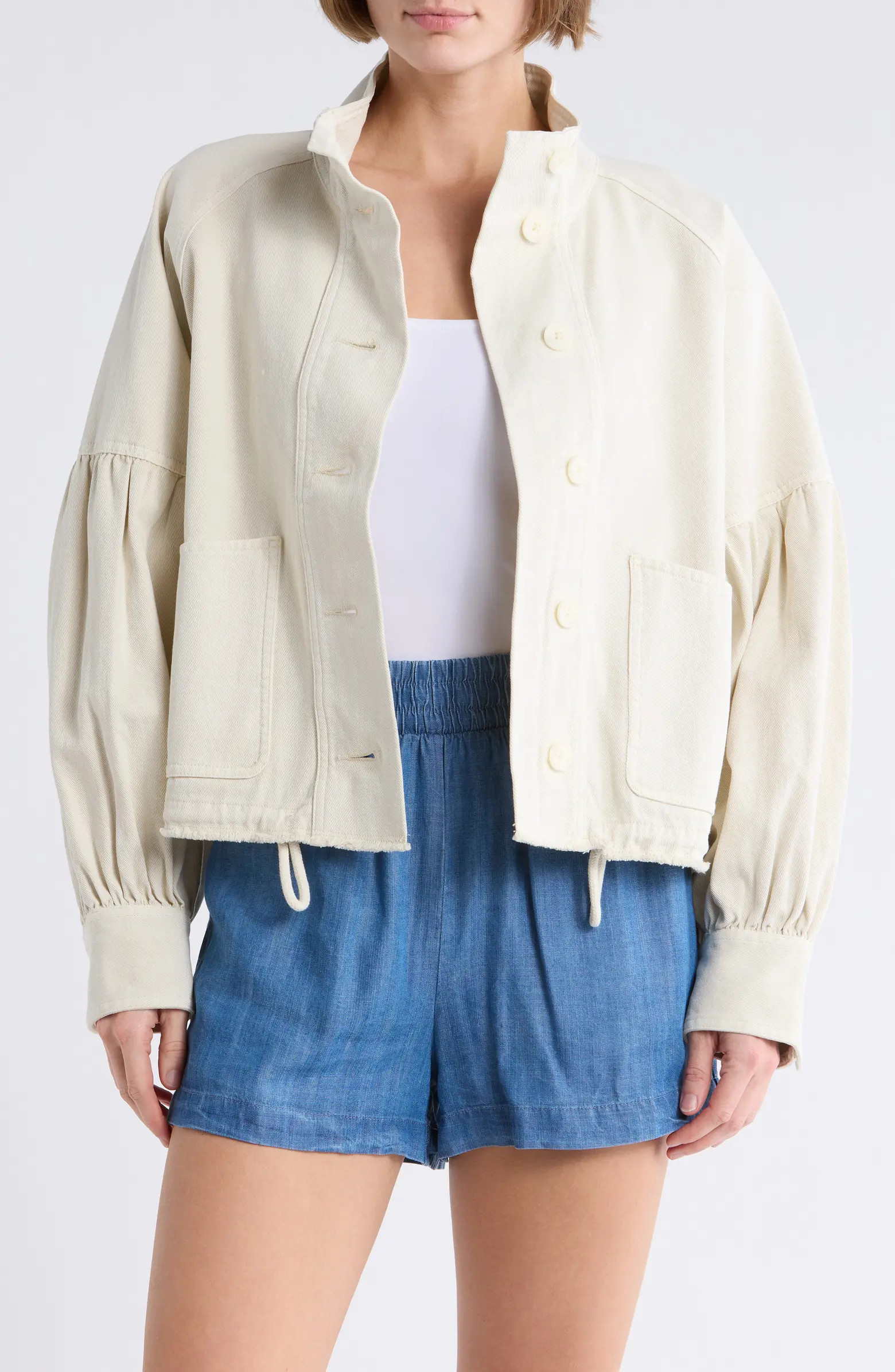 Melrose and Market Canvas Twill Utility Jacket | Nordstromrack | Nordstrom Rack