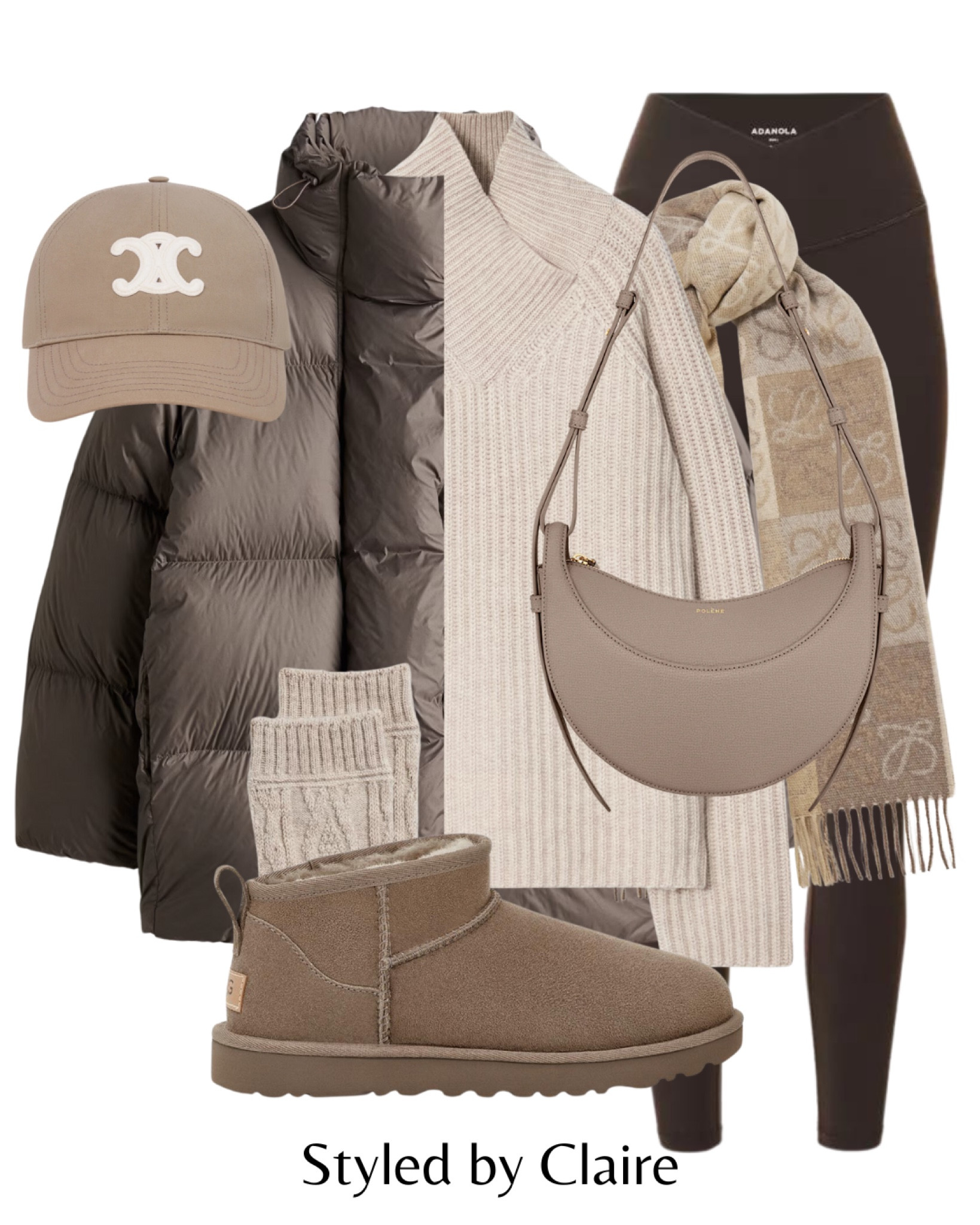 Puffer coat styling in mocha mousse🐻
Tags: H&M oversized taupe jacket coat cos turtleneck knit cashmere leggings Loewe scarf ugg smoke plume ultra mini boots Celine cap fashion winter inspo outfit ideas casual city break airport outfit neutral athleisure

#LTKshoes #LTKwinter #LTKstyletip