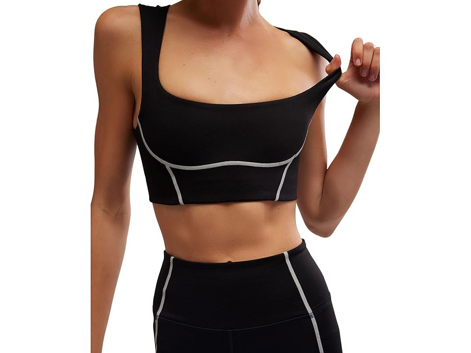 FP Movement Youre A Peach Bra Women's Workout Black : SM (Women's 4-6), Nylon/Elastane | Zappos