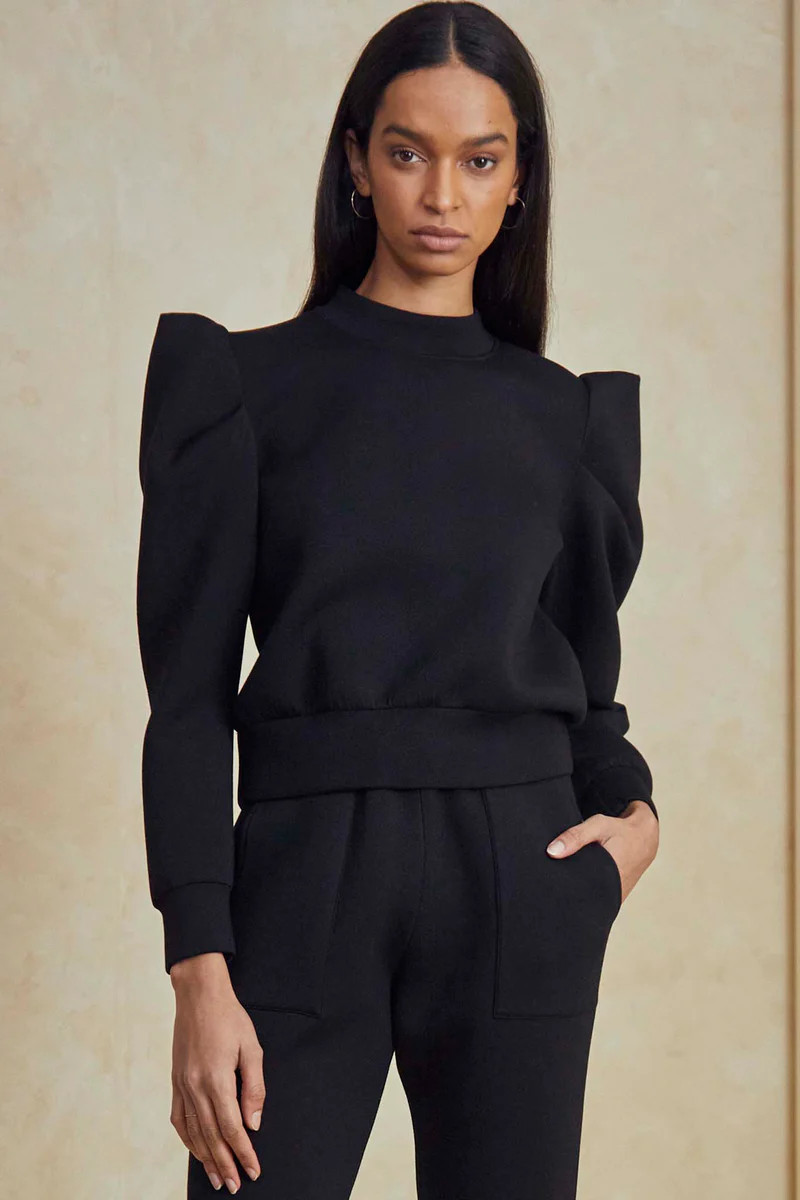 Teddy Sweatshirt | Puff Sleeve Sweatshirt | Hunter Bell | Hunter Bell