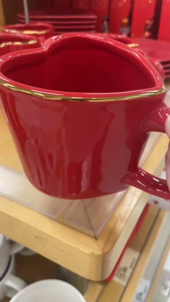 This red heart-shaped mug with a gold trim is pure Valentine’s perfection! Ideal for sipping coffee and spreading love. ❤️✨ #TargetValentine #HeartMug #LTKHome

#LTKSeasonal #LTKHome #LTKGiftGuide
