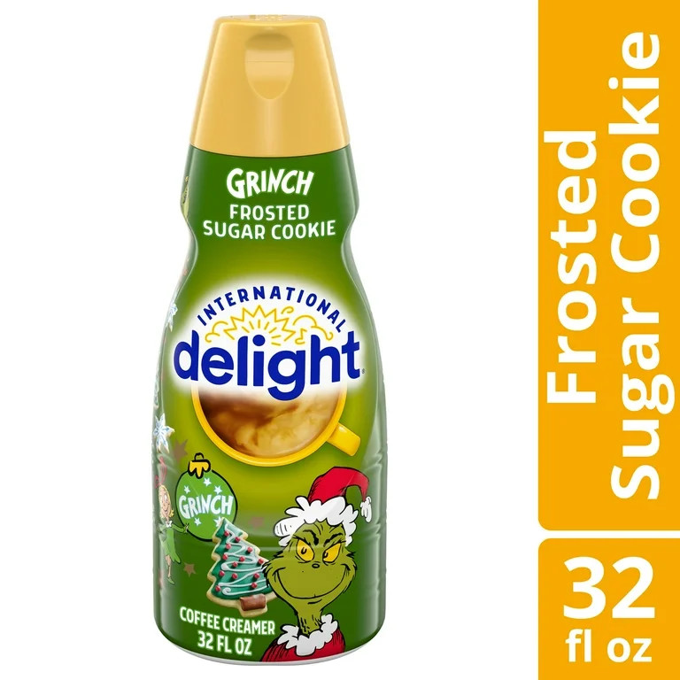 International Delight Grinch Frosted Sugar Cookie Coffee Creamer, 32 oz. | Walmart (US)