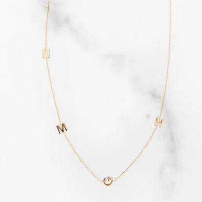 Initial Necklace | 14-Karat | Golden Thread