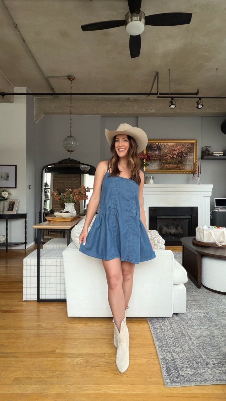 Summer country concert outfit! This denim dress from Abercrombie is on sale with code AFLTK

#LTKxAbercrombie #LTKSaleAlert