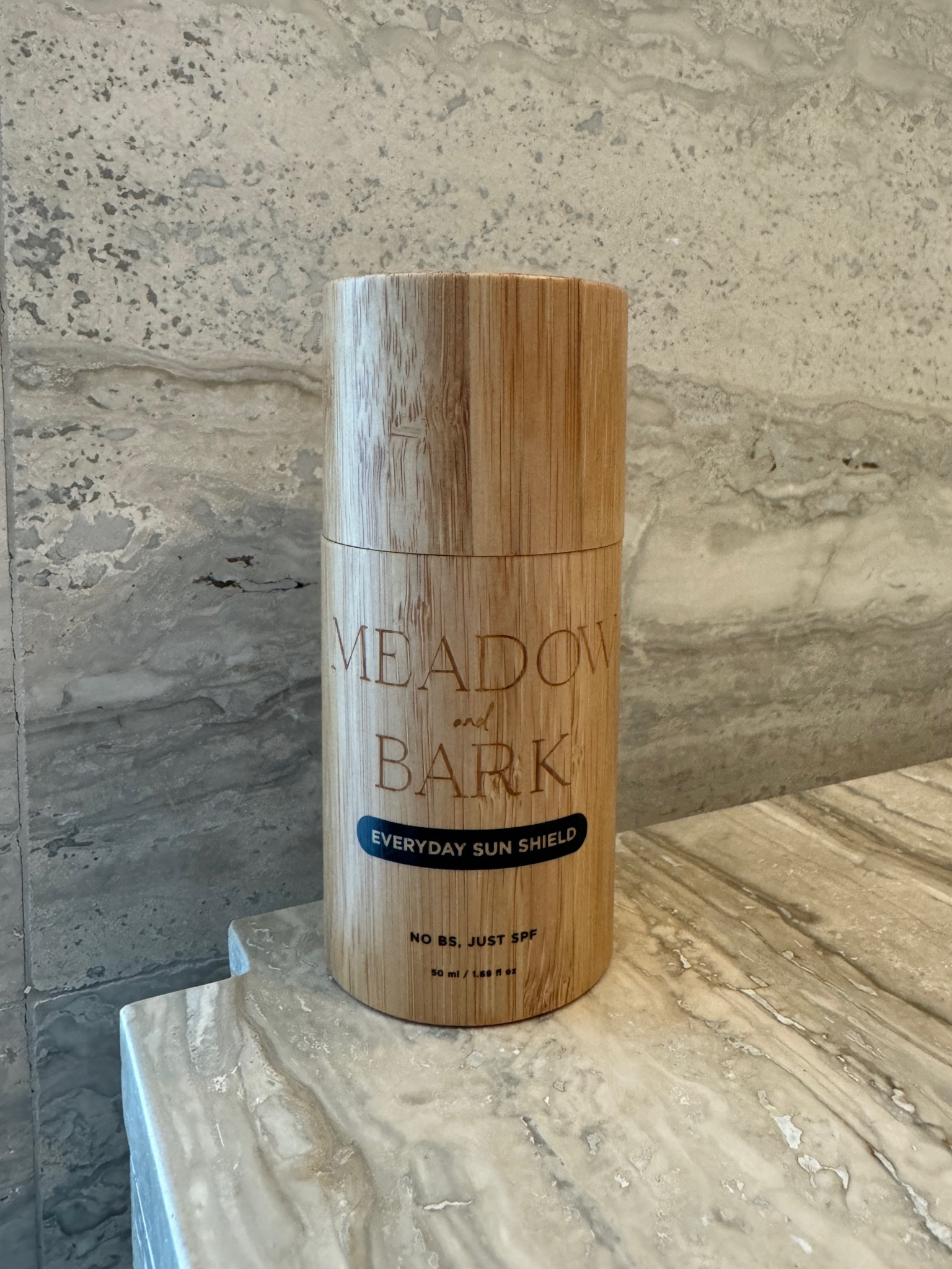Been using the everyday sun shield from MEADOW and BARK. It has zinc, vitamins A C D & E, antioxidants, & hyaluronic acid. It’s slightly tinted from golden mica (which blends into all skin perfectly) which means no white cast - love it!! #cleanbeauty 

#LTKFamily #LTKBeauty #LTKGiftGuide