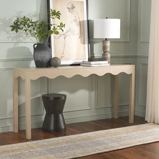 SAFAVIEH Lilith Wavy Console Table - 63"W x 16"D x 32"H - Bed Bath & Beyond - 42567280 | Bed Bath & Beyond