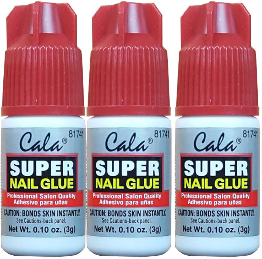 3 bottles Super nail Glue professional Salon Quality,Quick and Strong Nail liquid adhesive | Amazon (US)