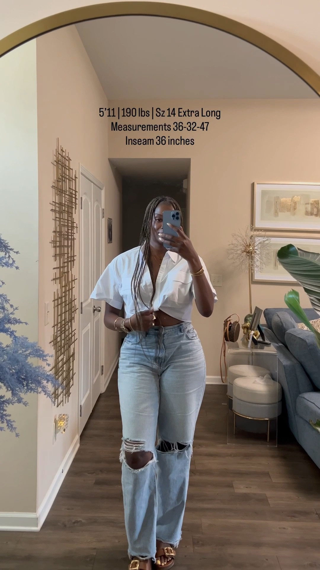 I’m wearing a size medium in the top. The jeans I am wearing a size 14 extra long.


#LTKOver40 #LTKFindsUnder100 #LTKMidsize