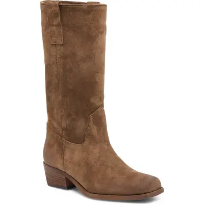 Dolce Vita Romie Western Boot in Chocolate Suede at Nordstrom, Size 9 | Nordstrom