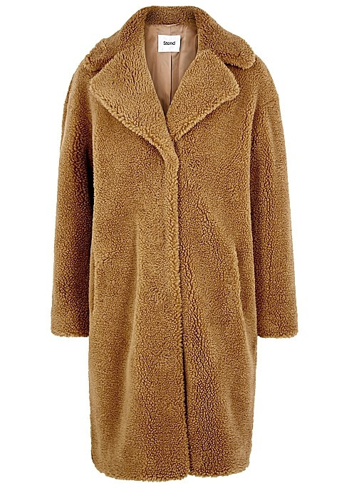 Camille brown faux shearling coat | Harvey Nichols (Global)
