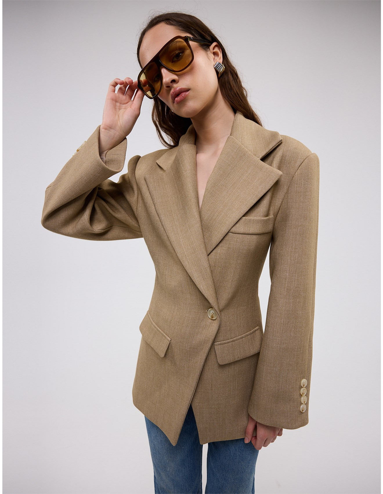 SASKIA CINCHED BLAZER | David Jones (Australia & New Zealand)