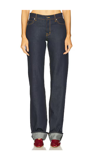 Graham Low Rise Straight Cuffed in Og Crispy | Revolve Clothing (Global)