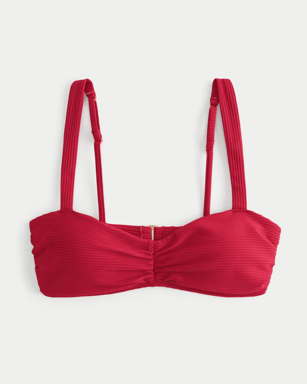 Ribbed Scoop Bikini Top | Hollister (US)
