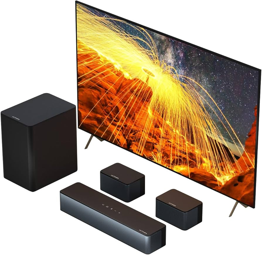 ULTIMEA 5.1 Virtual Surround Sound Bar, 320W Home Theater Surround System with Adjustable Speaker... | Amazon (US)